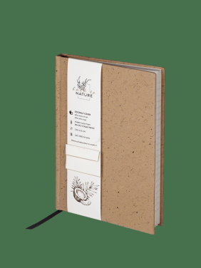 Logo trade promotional products image of: Recycled Coconut Notebook 209734100