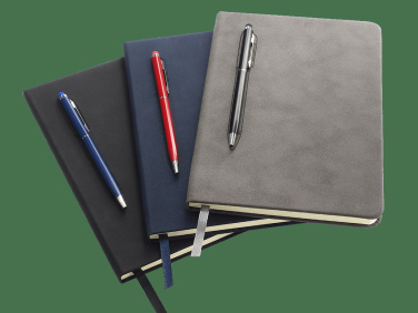Logotrade promotional product picture of: Magnetic notebook with a pen 124715100