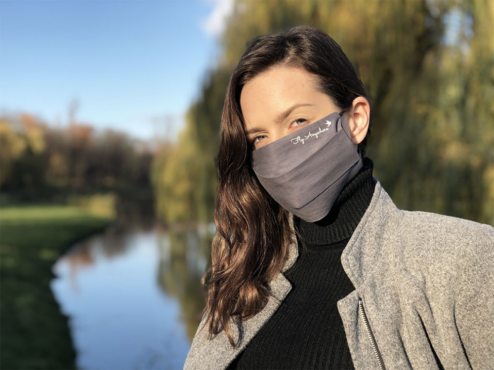 Logo trade corporate gift photo of: MERCURE cotton face mask 139016500