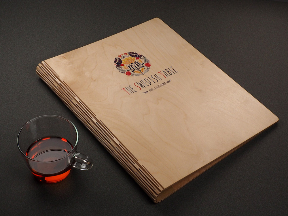 Logo trade promotional merchandise image of: Menu cover 1106121