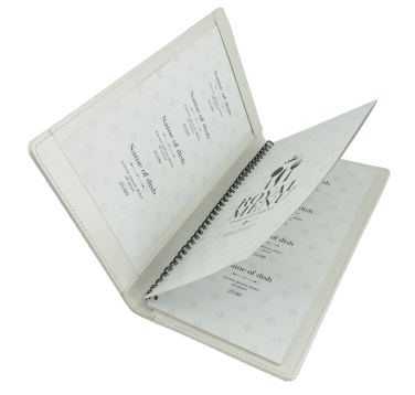 Logo trade promotional giveaways picture of: Menu cover 1080119