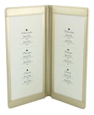 Logo trade promotional items image of: Menu cover 1062119