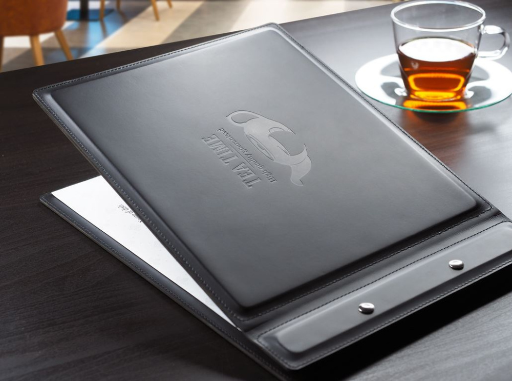 Logo trade promotional gifts image of: Menu cover 1083094