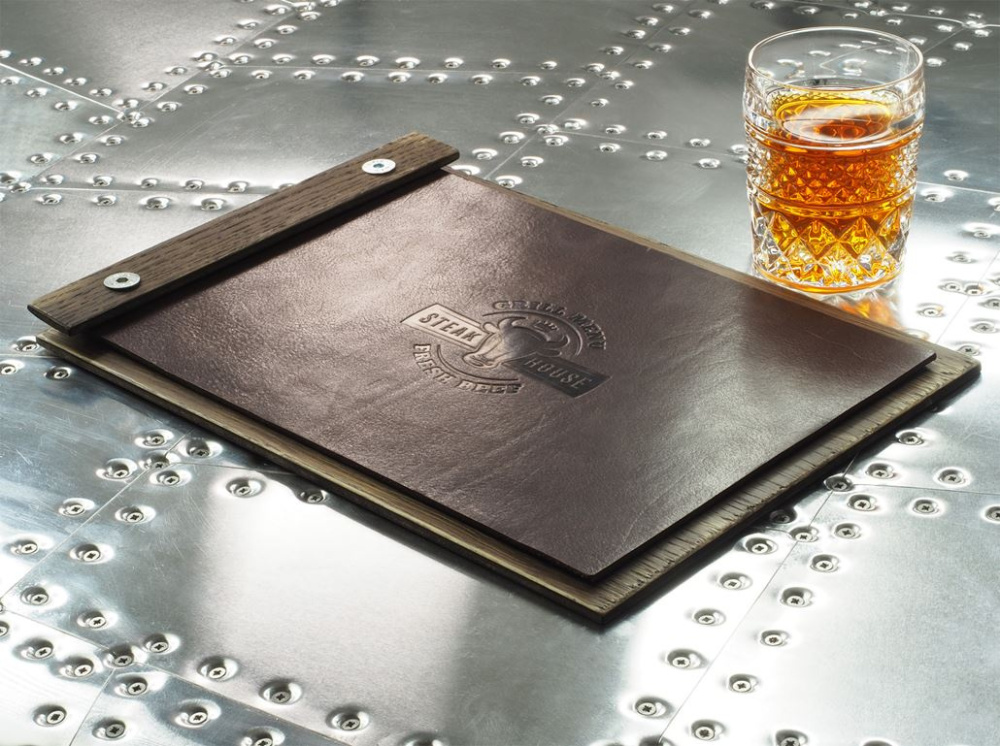 Logo trade promotional items image of: Menu cover 1204141