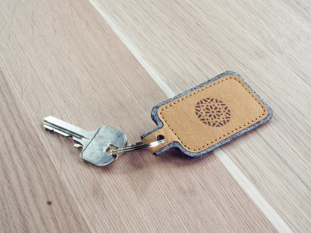 Logo trade promotional giveaways image of: Keyring 1186140