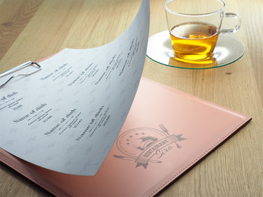 Logo trade advertising products image of: Clipboard menu 1027094