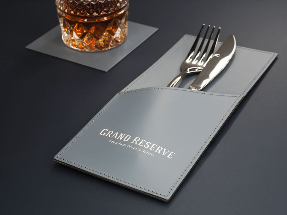 Logo trade promotional giveaways image of: Cutlery case 1044094