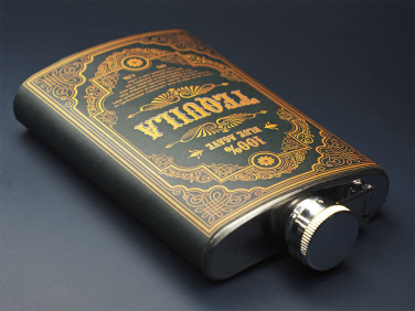 Logo trade advertising products picture of: Hip flask 426119