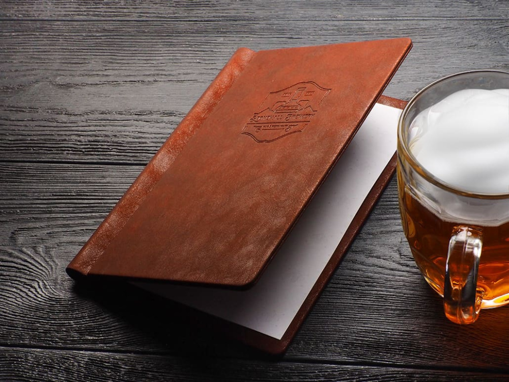 Logo trade promotional products image of: Menu cover 2048325