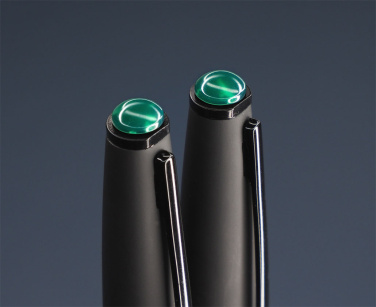 Logotrade promotional item picture of: Agate stone Pen set 1289036