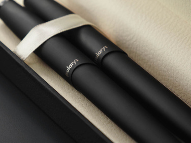 Logotrade promotional giveaway image of: Agate stone Pen set 1289036