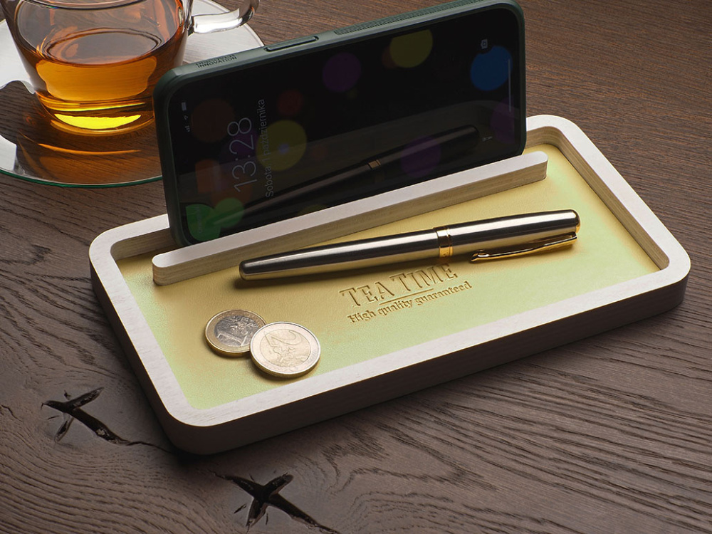 Logotrade promotional product picture of: Wooden organiser 1844121