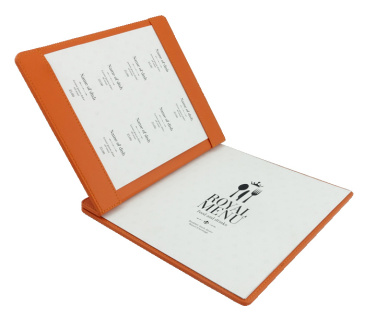 Logo trade promotional gifts image of: Menu cover 1085119