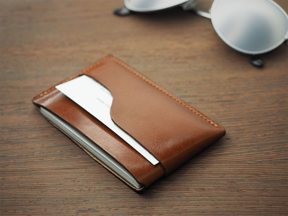 Logo trade promotional merchandise picture of: Business card holder 869067