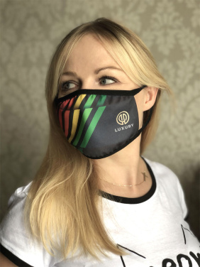 Logo trade promotional merchandise picture of: MARS cotton mask (size M) 1379165