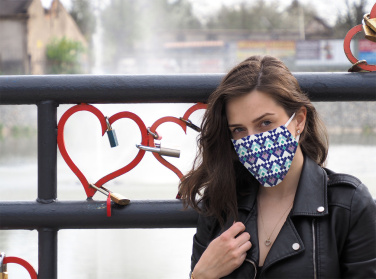 Logotrade corporate gifts photo of: VENUS PRO cotton face mask with a pocket an HEPA filter 1378165