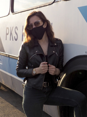 Logo trade promotional giveaways picture of: VENUS PRO cotton face mask with a pocket an HEPA filter 1378165