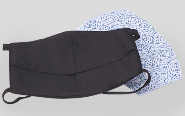 Logotrade promotional product picture of: VENUS PRO cotton face mask with a pocket an HEPA filter 1378165