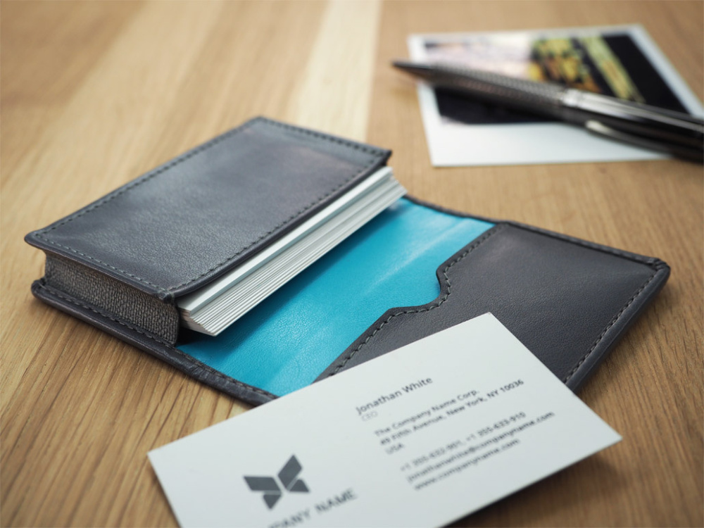 Logotrade advertising products photo of: Business card holder 227119