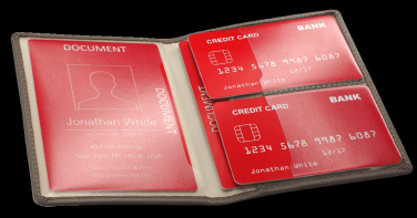 Logo trade business gift photo of: RFID document wallet 611131