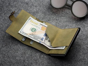 Logotrade business gift image of: RFID wallet - Hunter Leather 2109284