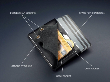 Logo trade promotional giveaways image of: Wallet 384131