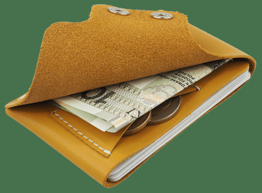 Logo trade business gift photo of: Wallet 384131