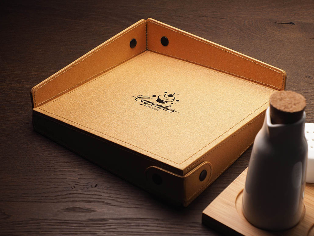 Logo trade promotional gifts image of: Napkin box 1662280