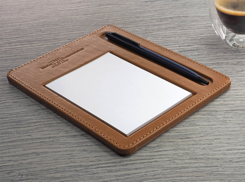 Logo trade business gifts image of: Hotel notepad 1136119