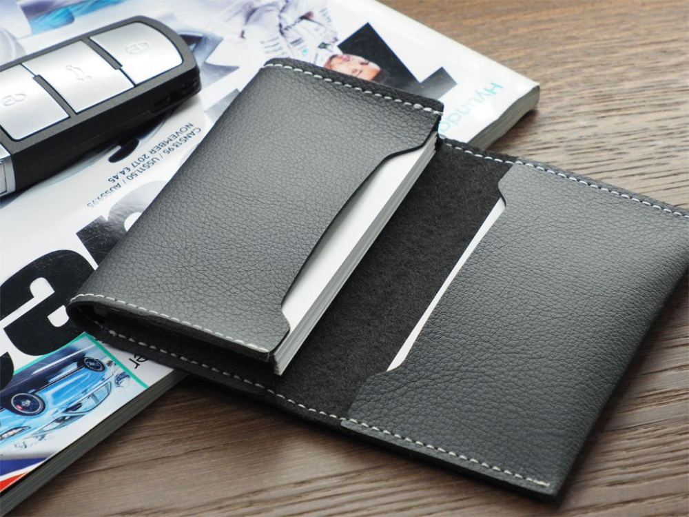 Logo trade business gift photo of: Business card holder 1166157