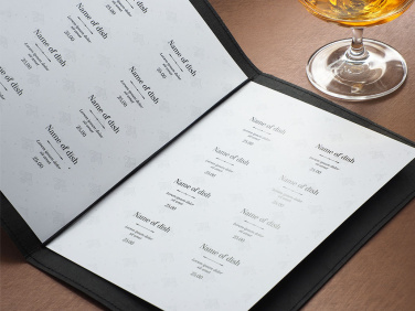 Logo trade promotional merchandise picture of: Menu cover Ambiente 1179265
