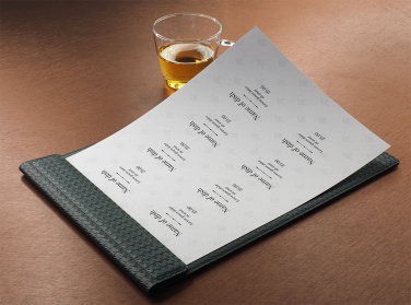 Logo trade business gifts image of: Menu cover 1241239