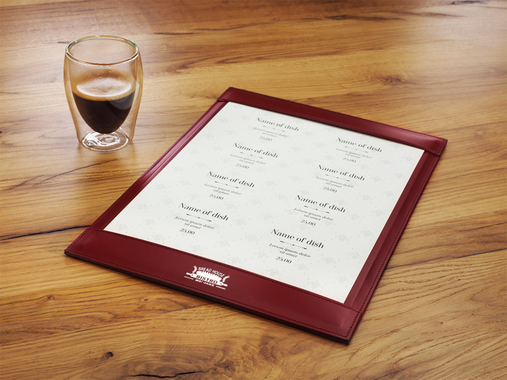 Logo trade promotional products image of: Menu pad 1025094