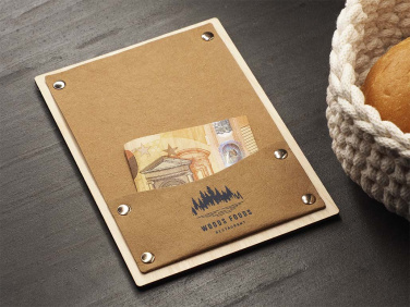 Logo trade promotional gifts image of: Bill holder 1053121