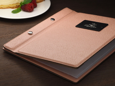 Logo trade promotional gifts picture of: Menu cover 1087281