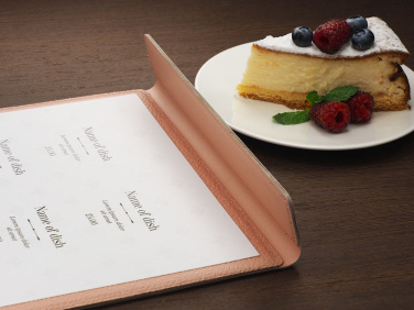 Logo trade promotional items image of: Menu cover 1241281
