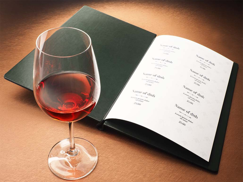 Logo trade promotional gift photo of: Menu cover 1229320