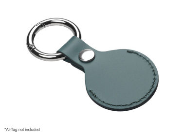 Logo trade business gifts image of: Keyring with holder for AirTag 1914094