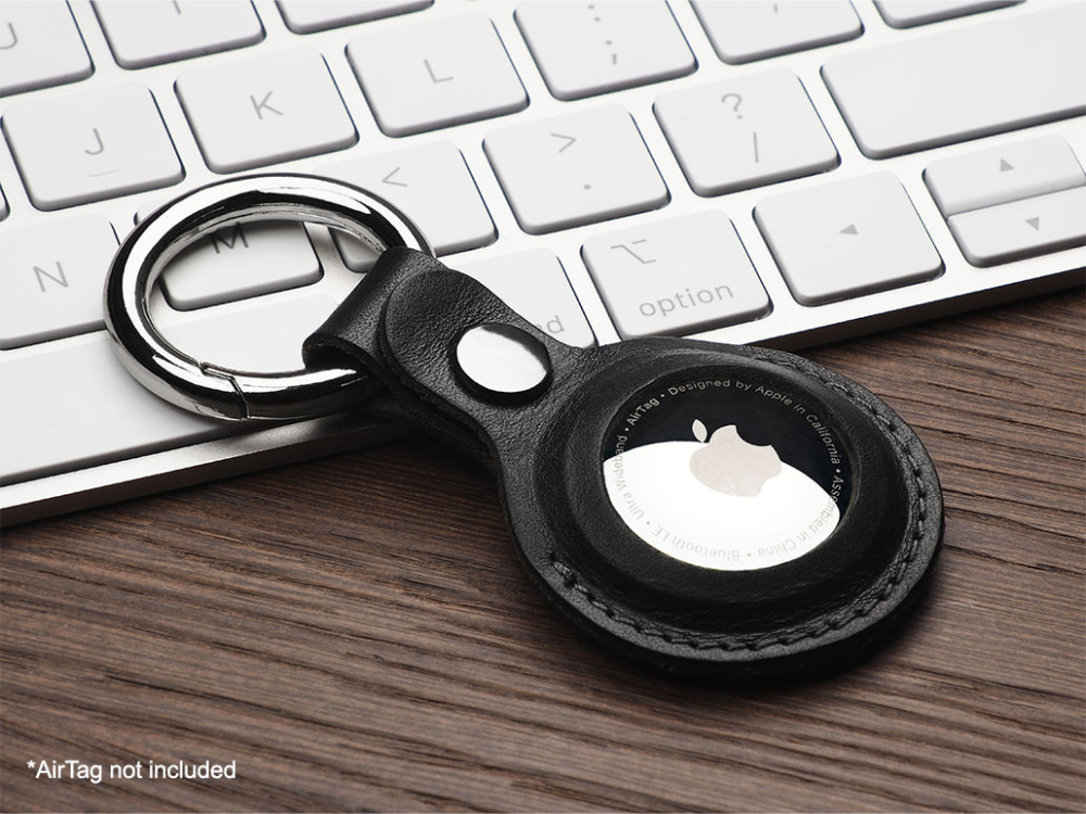 Logotrade promotional product image of: Keyring with holder for AirTag 1914141