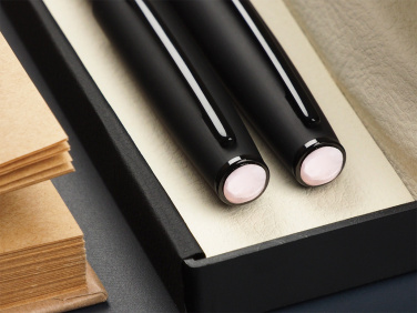 Logo trade promotional product photo of: Opal stone Pen set 1286036