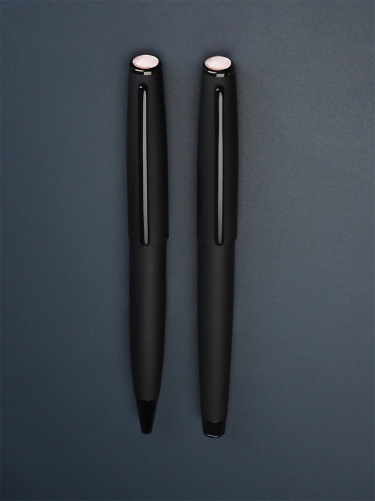 Logo trade advertising products picture of: Opal stone Pen set 1286036