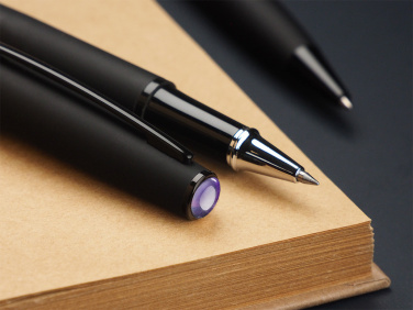 Logo trade corporate gifts image of: Amethyst Pen set  1288036