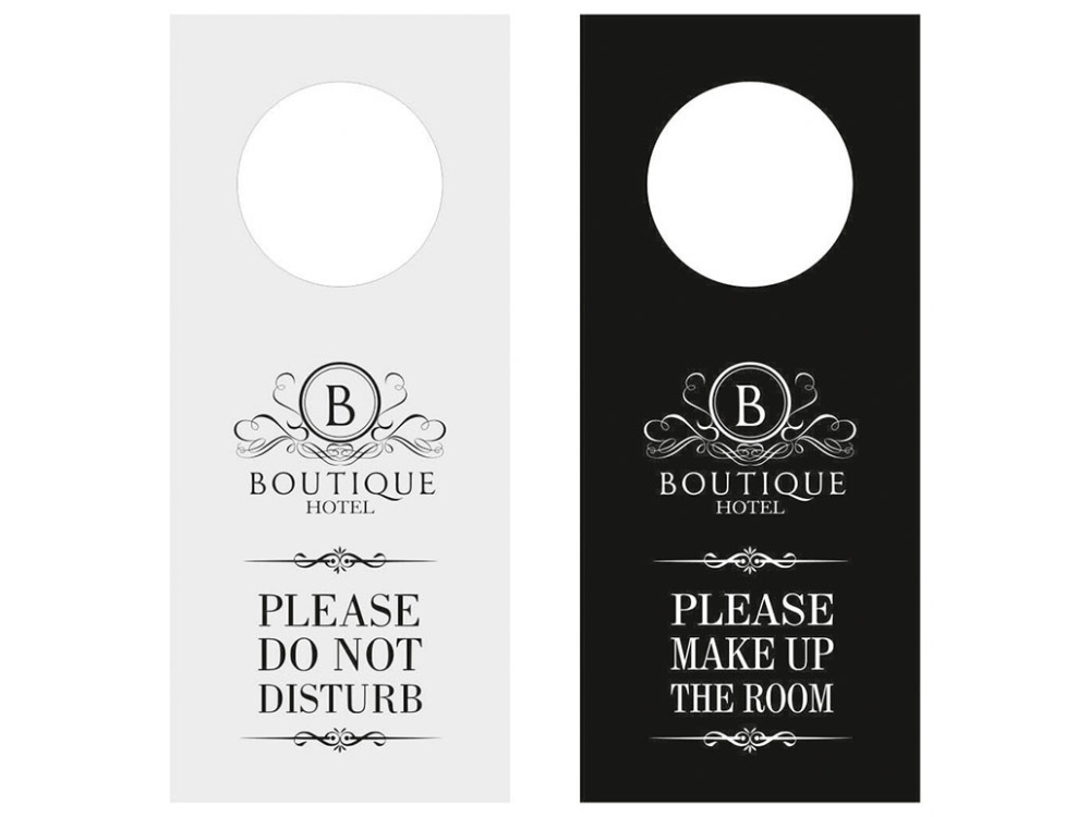 Logo trade advertising products picture of: DND door sign 1007117