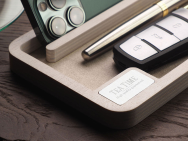 Logo trade corporate gift photo of: Wooden desk organiser 1818121