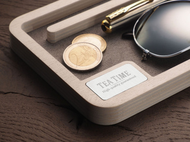 Logotrade promotional item picture of: Wooden desk organiser 1818121
