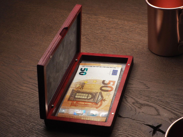 Logo trade promotional item photo of: Wooden bill box 1816121