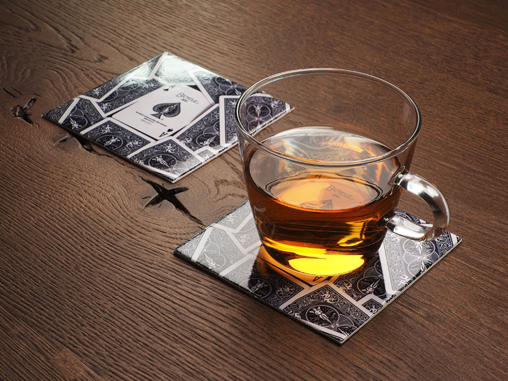 Logo trade promotional products picture of: Printed paper coaster 1838117