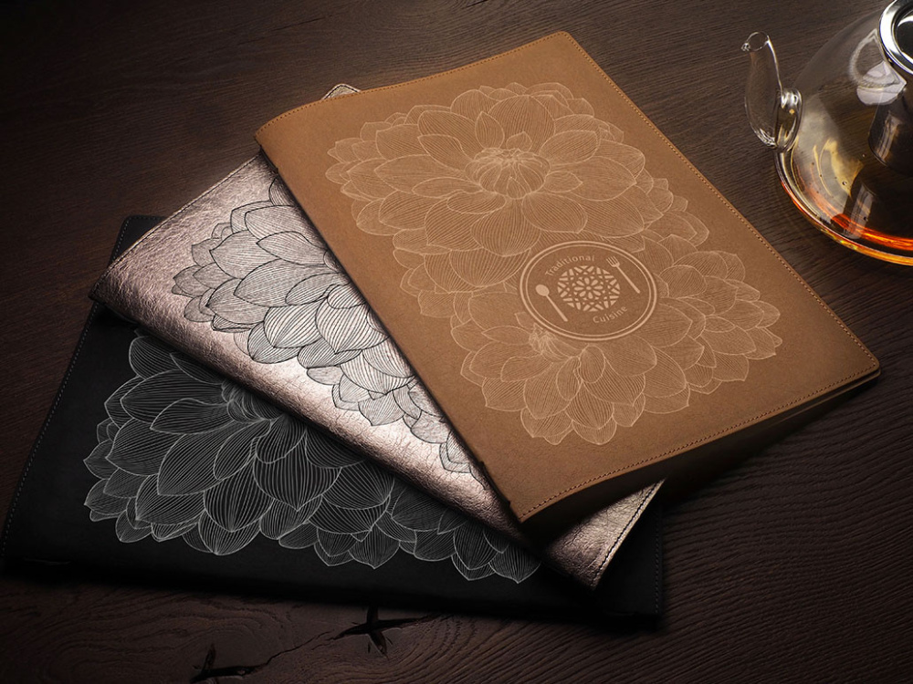 Logo trade promotional merchandise image of: Menu cover Ambiente 1178303