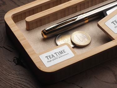 Logotrade promotional item picture of: Wooden desk organiser 1818292