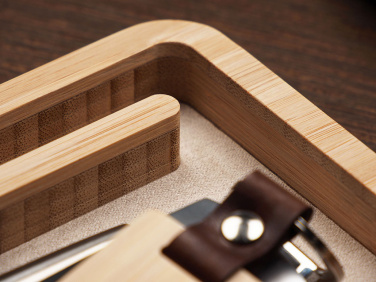 Logo trade promotional gifts picture of: Wooden desk organiser 1818292